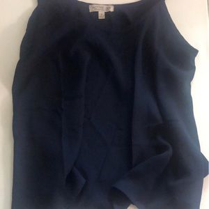 Active USA dark blue spaghetti strap blouse top